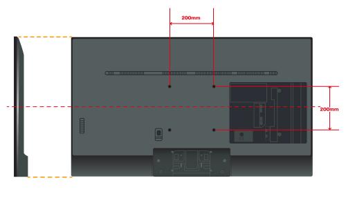 TH-49LX900のテレビ背面ネジ穴チェック