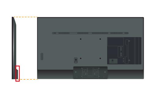 TH-49LX900のテレビ背面段差チェック